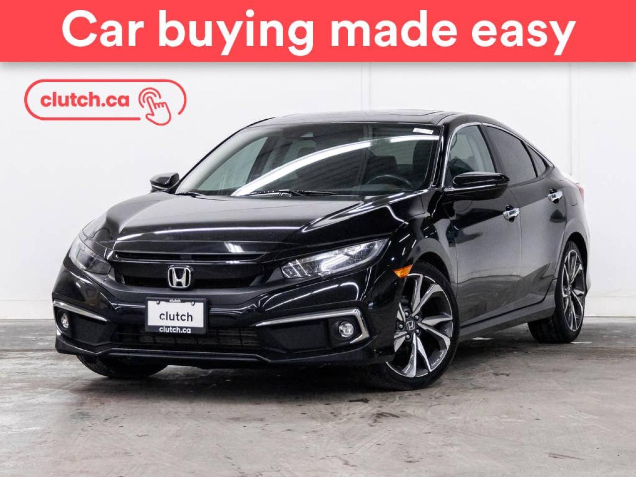 Used 2021 Honda Civic Touring w/ Apple CarPlay & Android Auto, Power Moonroof, Nav for sale in Toronto, ON