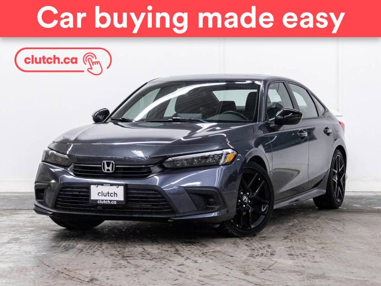 Used 2023 Honda Civic Sport w/ Apple CarPlay & Android Auto, Power Moonroof, Heated Front Seats for sale in Toronto, ON