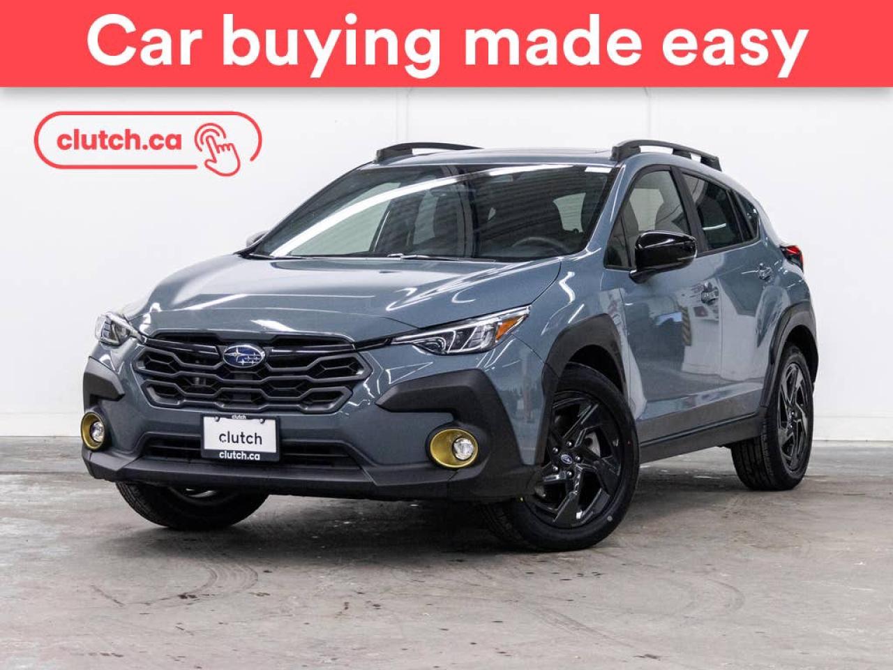 Used 2024 Subaru XV Crosstrek Onyx AWD w/ Apple CarPlay & Android Auto, Sunroof, Heated Steering Wheel for sale in Toronto, ON