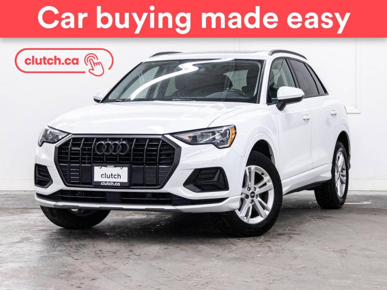 Used 2021 Audi Q3 40 Komfort AWD w/ Apple CarPlay & Android Auto, Panoramic Moonroof, Heated Front Seats for sale in Toronto, ON