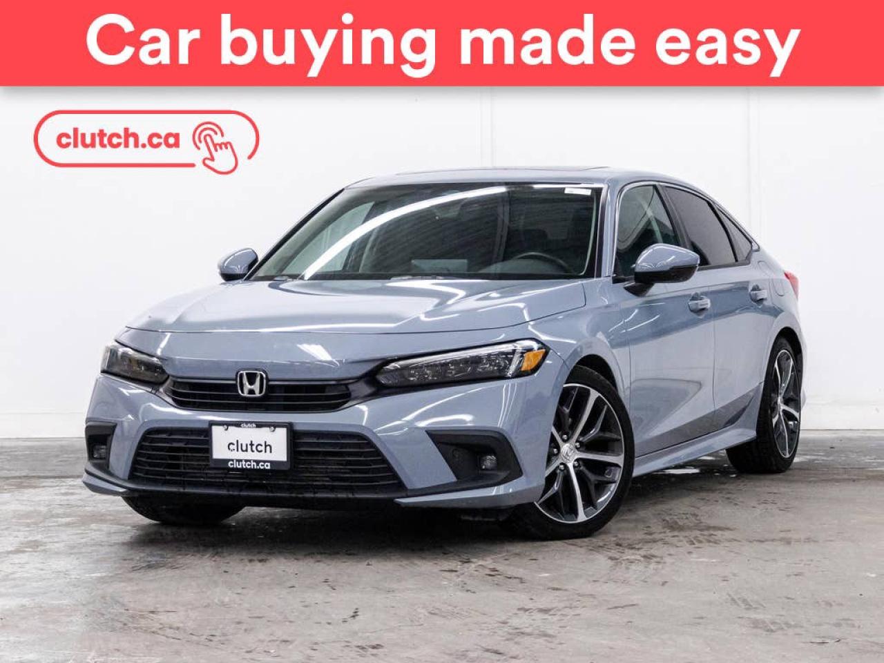 Used 2022 Honda Civic Touring FWD w/ Apple CarPlay & Android Auto, Power Moonroof, Nav for sale in Toronto, ON