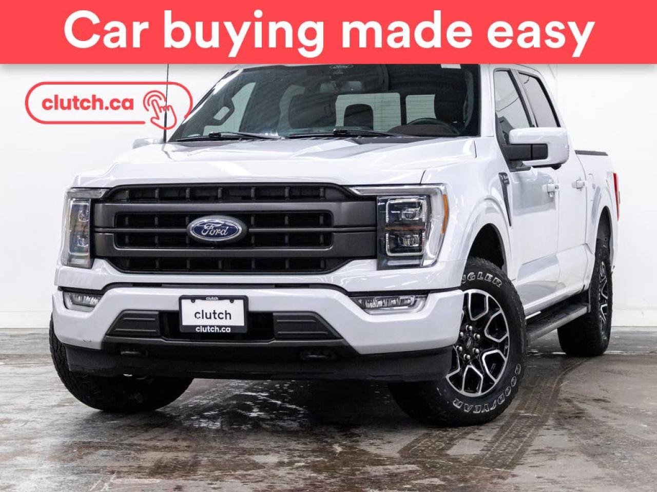 Used 2021 Ford F-150 Lariat Super Crew 4WD w/Apple CarPlay & Android Auto, Heated Front Seats, Backup Cam for sale in Toronto, ON