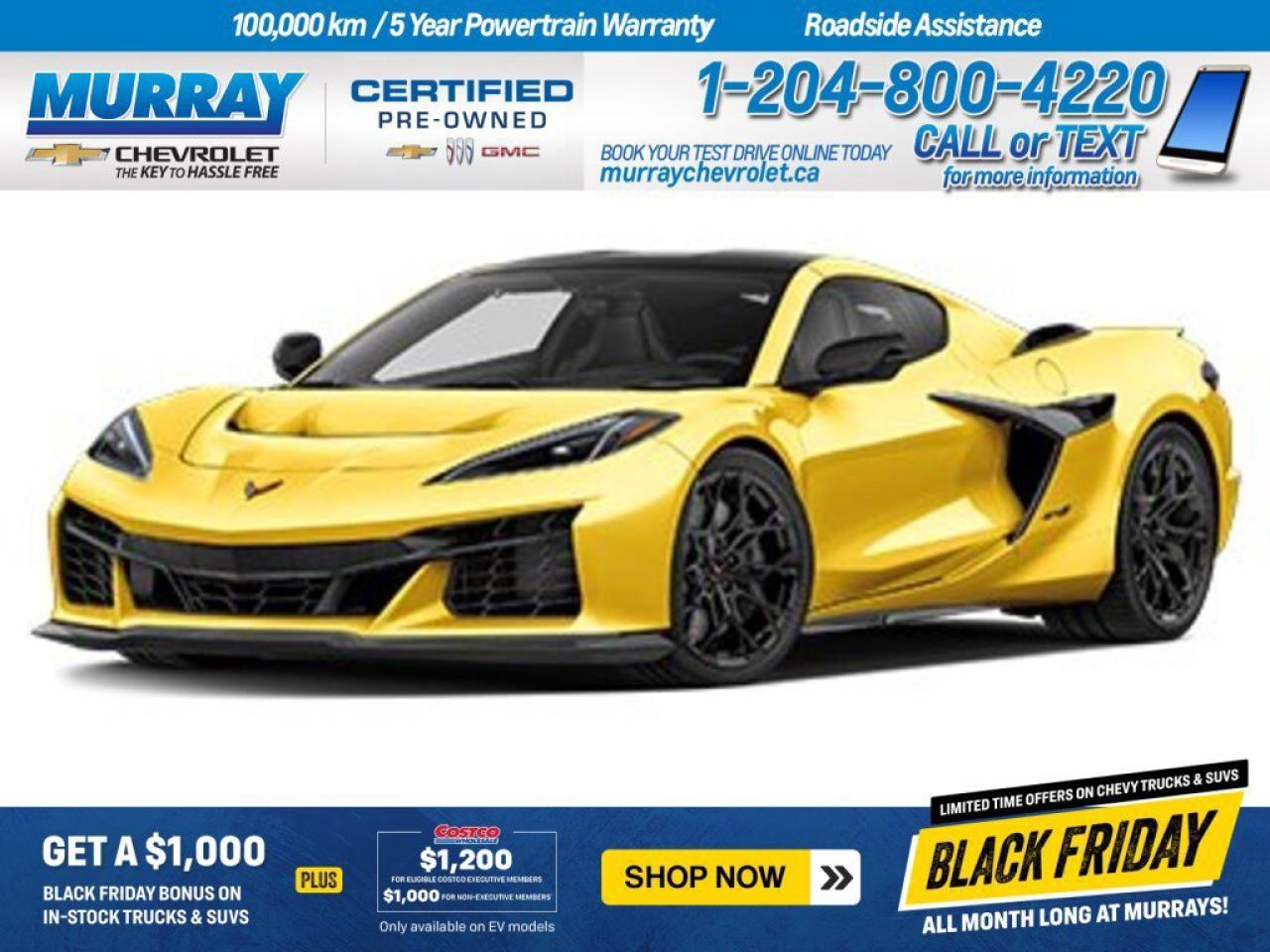 New 2026 Chevrolet Corvette 3LZ for sale in Winnipeg, MB