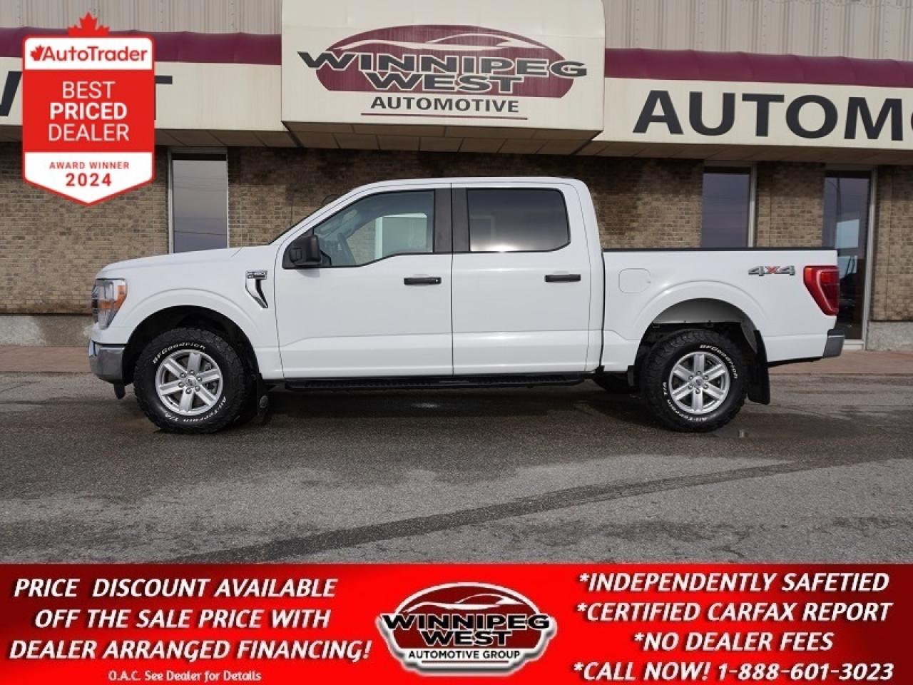 Used 2022 Ford F-150 VERY CLEAN, WELL PRICED WESTERN CANDIAN TRUCK!! for sale in Headingley, MB