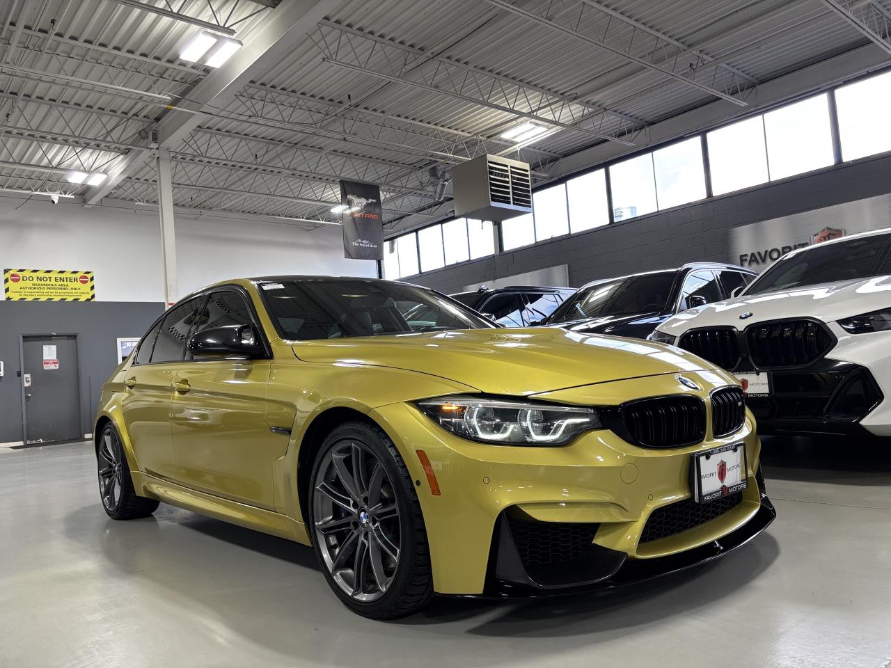 2018 BMW M3 Sedan|RWD|AUSTINYELLOWMETALLIC|NAV|CARBON|HKAUDIO| - Photo #2