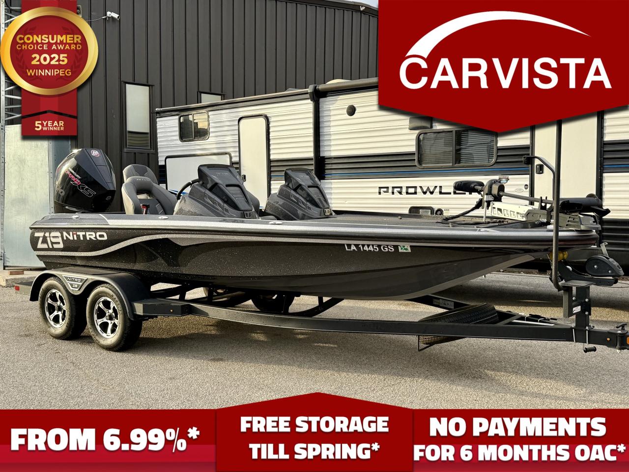 Used 2023 NITRO Z19 DUAL CONSOLE - 200HP - INC TRAILER -41HRS for sale in Winnipeg, MB