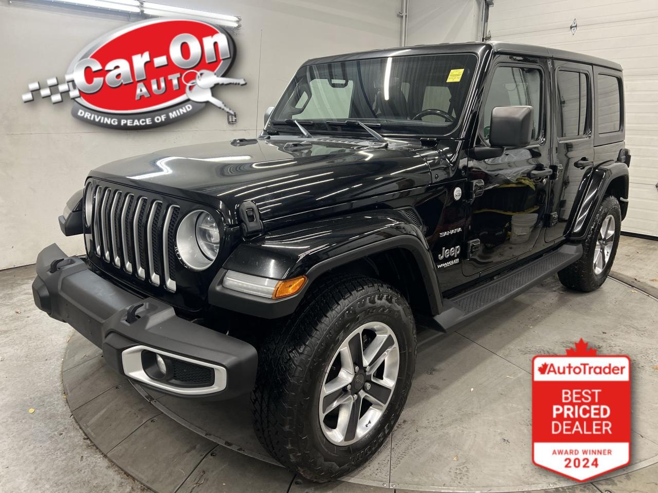 Used 2021 Jeep Wrangler Unlimited SAHARA 4X4 | HTD LEATHER | CARPLAY | REMOTE START for sale in Ottawa, ON