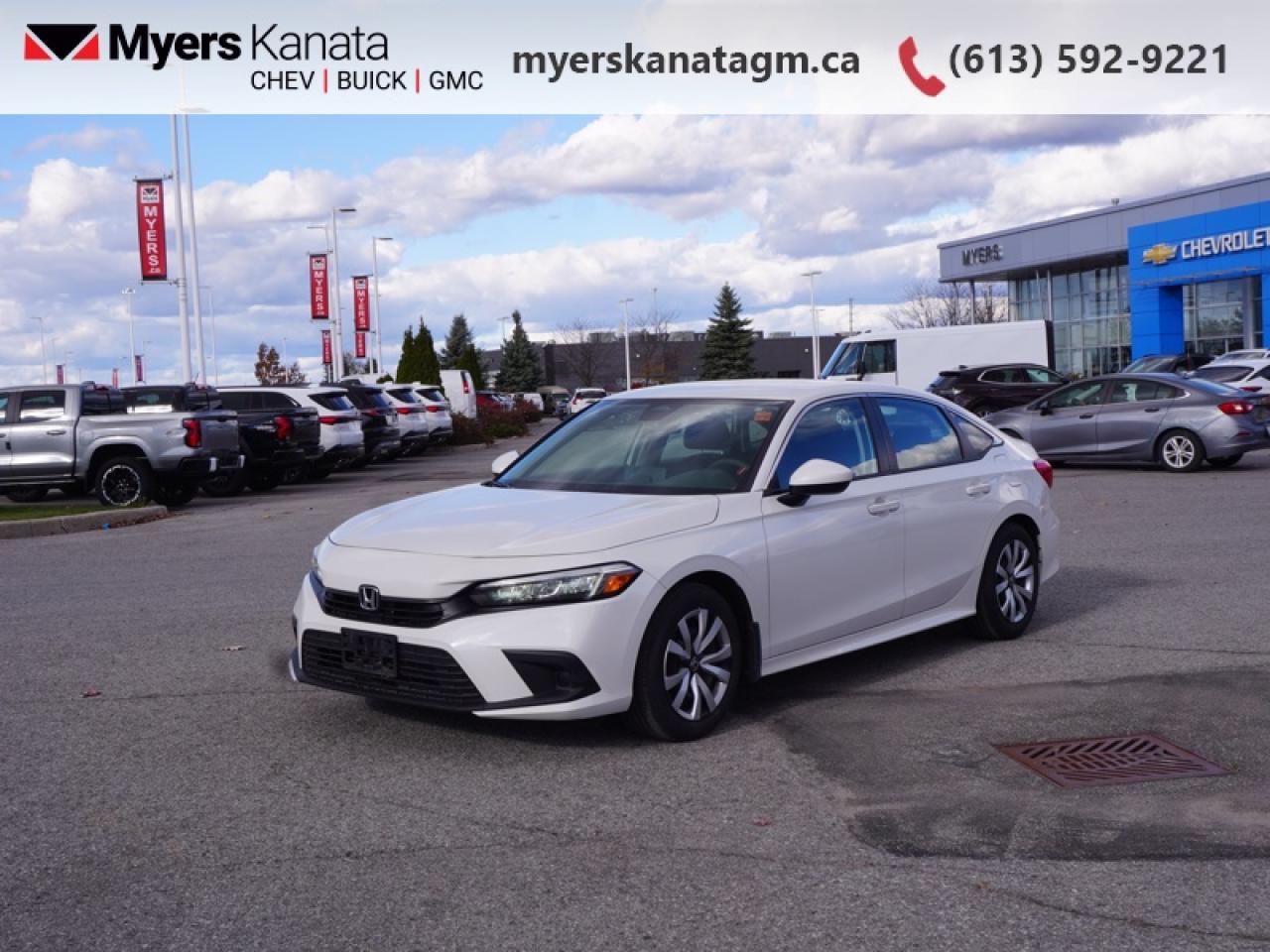 Used 2022 Honda Civic Sedan LX  - Android Auto -  Heated Seats for sale in Kanata, ON