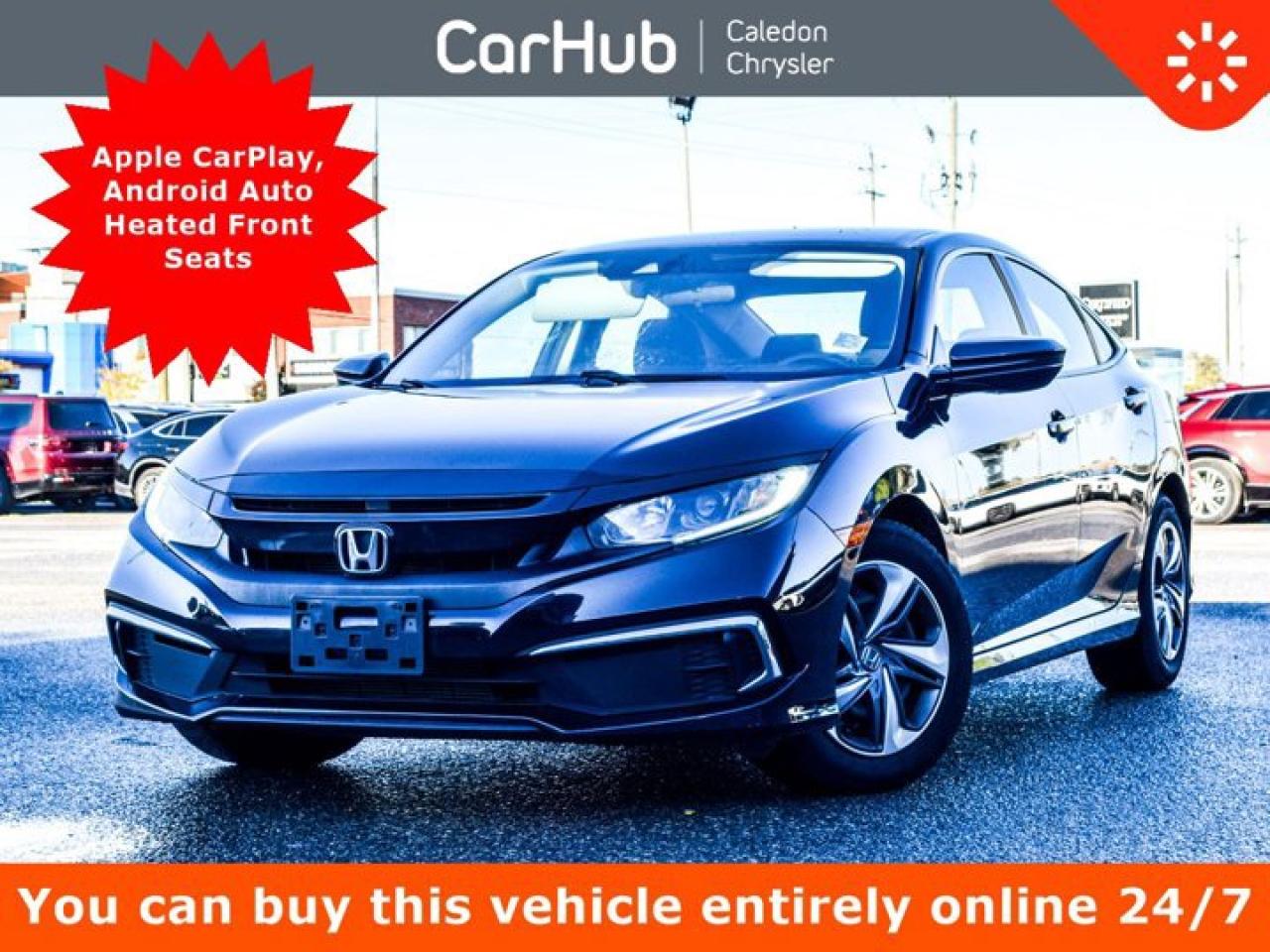 Used 2019 Honda Civic Sedan LX Lane Assist Heated Front Seats Bluetooth Backup Camera for sale in Bolton, ON