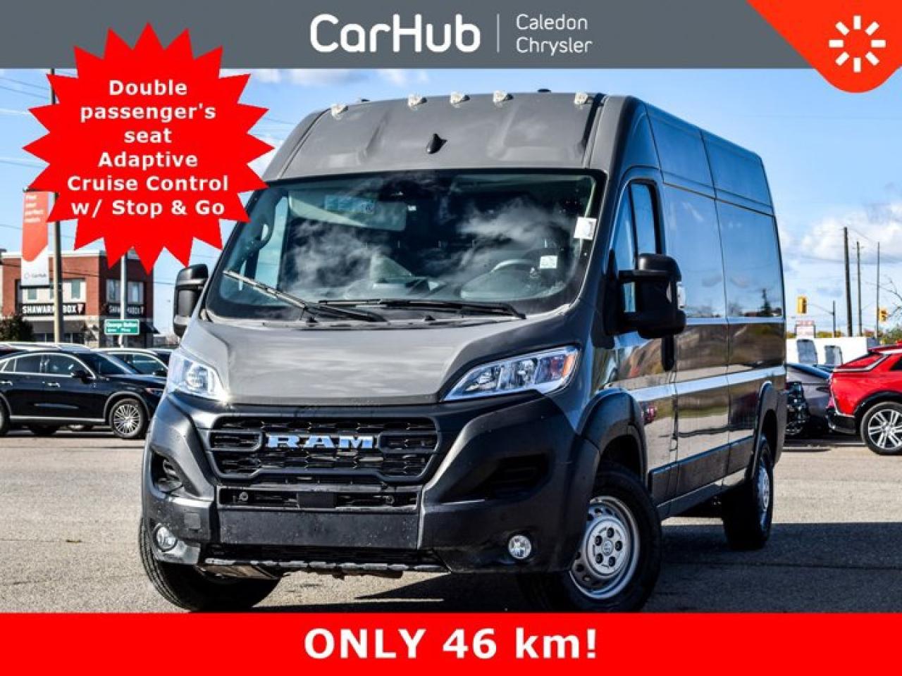 2025 RAM Cargo Van ProMaster SLT 3500 High Roof 159" WB Only 46Km 3 Seater Blind Spot Lane assist Photo0