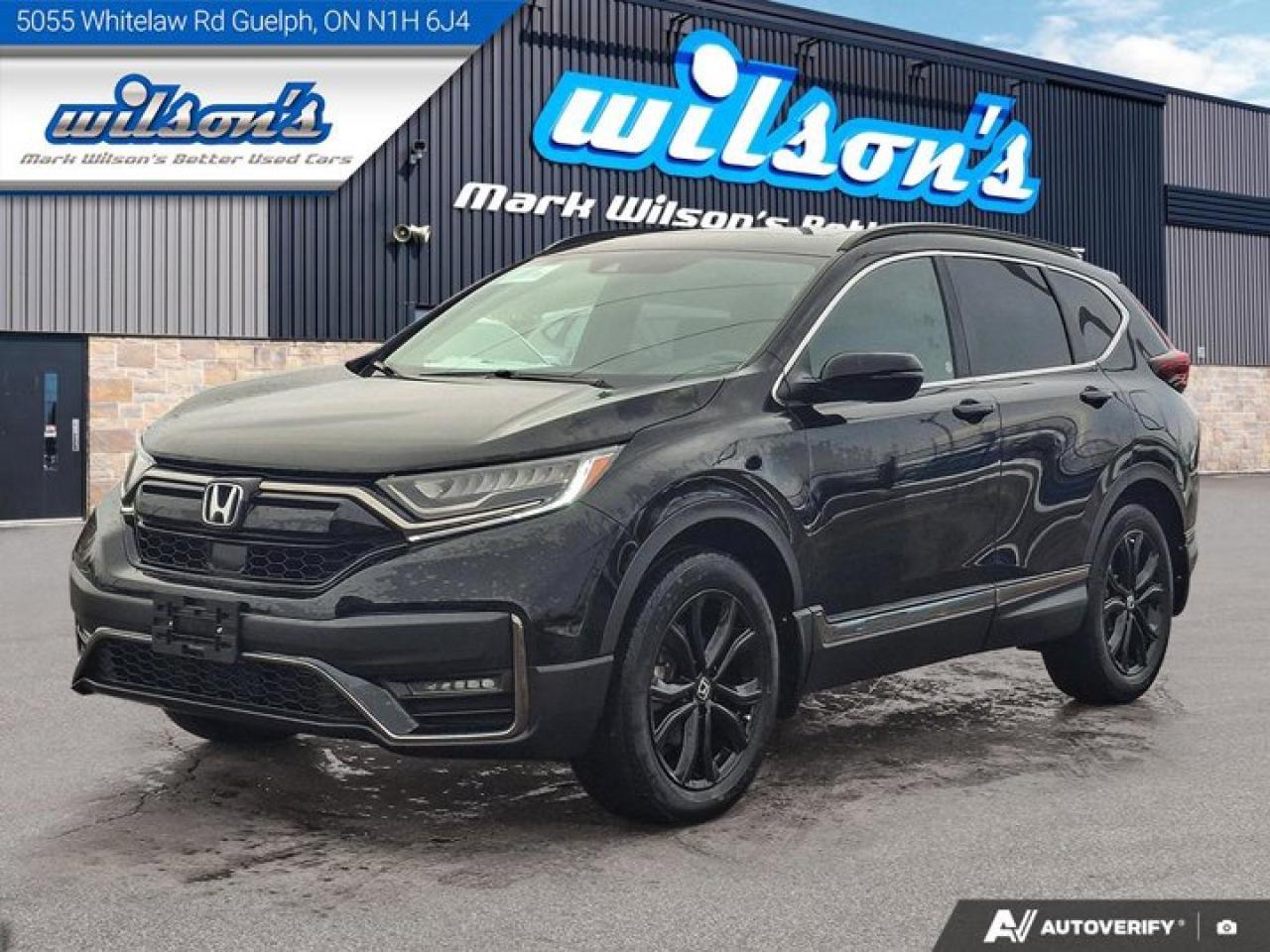 2021 Honda CR-V Black Edition AWD | Leather | Sunroof | Nav | Adaptive Cruise | Heated Wheel + Seats | and More ! Photo0