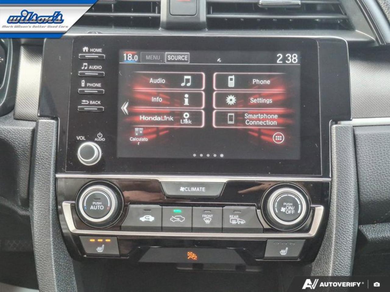 2019 Honda Civic Sedan LX Sedan | Adaptive Cruise | Heated Seats | CarPlay + Android | Rear Camera | and More ! Photo