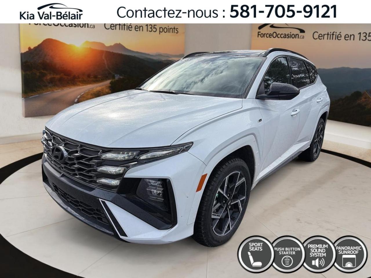 Used 2025 Hyundai Tucson Hybrid N-LINE *AWD *TURBO *231HP *CUIR *TOIT *CUIR *BOSE for sale in Québec, QC