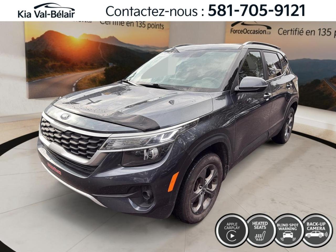 Used 2021 Kia Seltos LX *FWD *CRUISE *CAMERA *CARPLAY *SIEGES CHAUFF for sale in Québec, QC