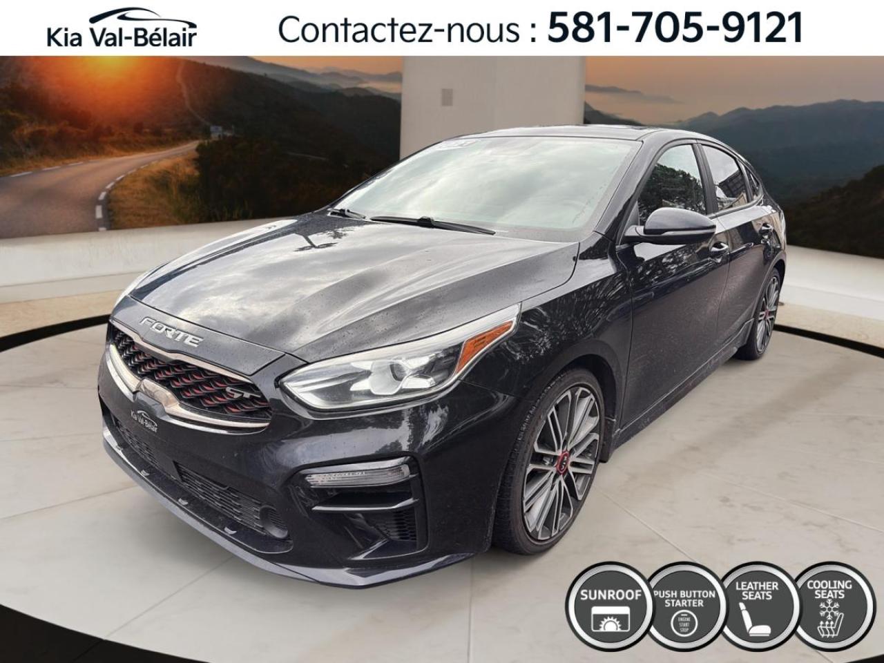 Used 2021 Kia Forte5 GT *TURBO *201HP *SIEGES/VOLANT CHAUFF *CUIR *TOIT *GPS for sale in Québec, QC