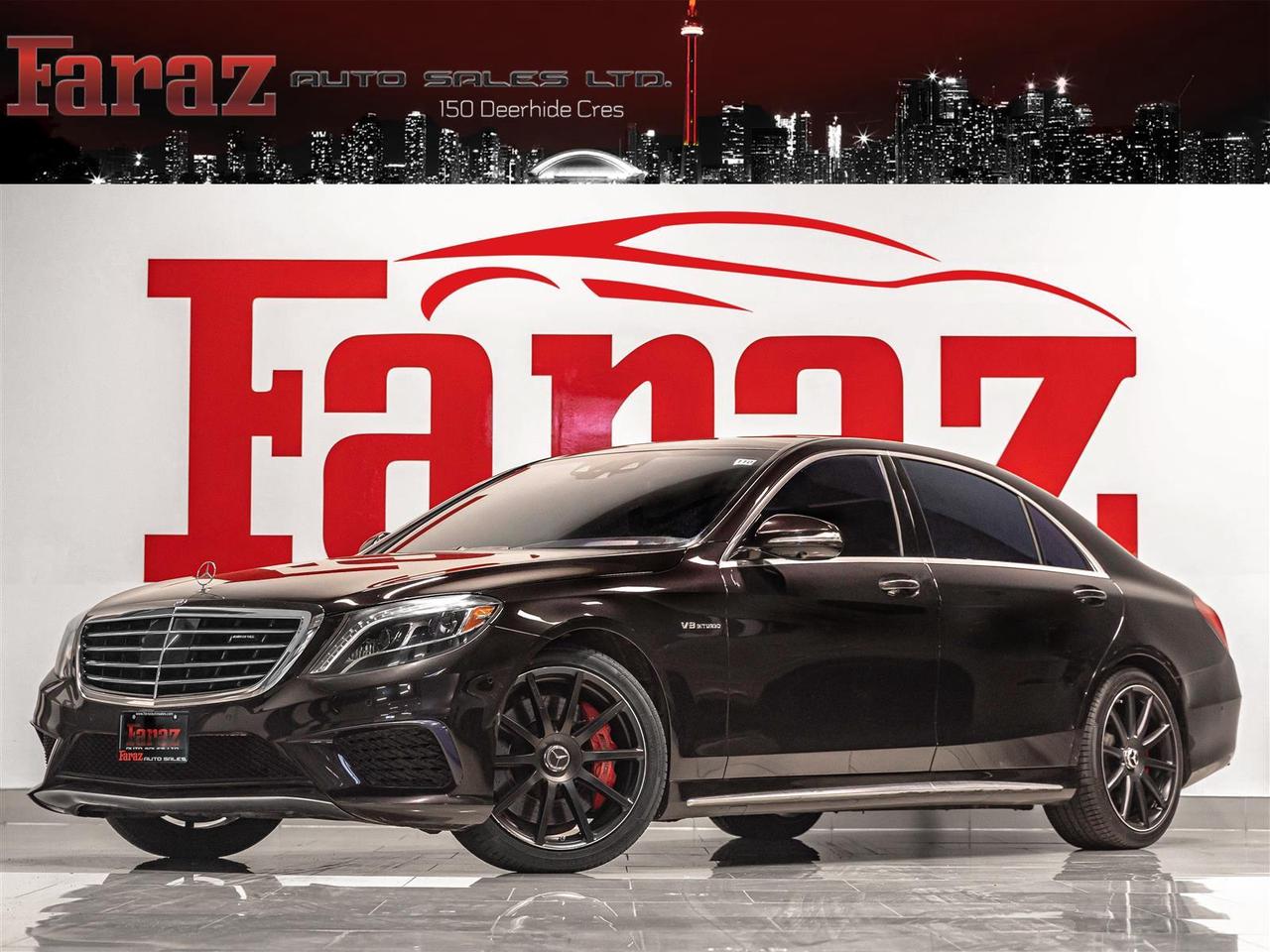 2015 Mercedes-Benz S63 AMG S 63|LWB|NIGHTVISION|CHAUFFUER|HEADS-UP|DESIGNO PAINT Photo0