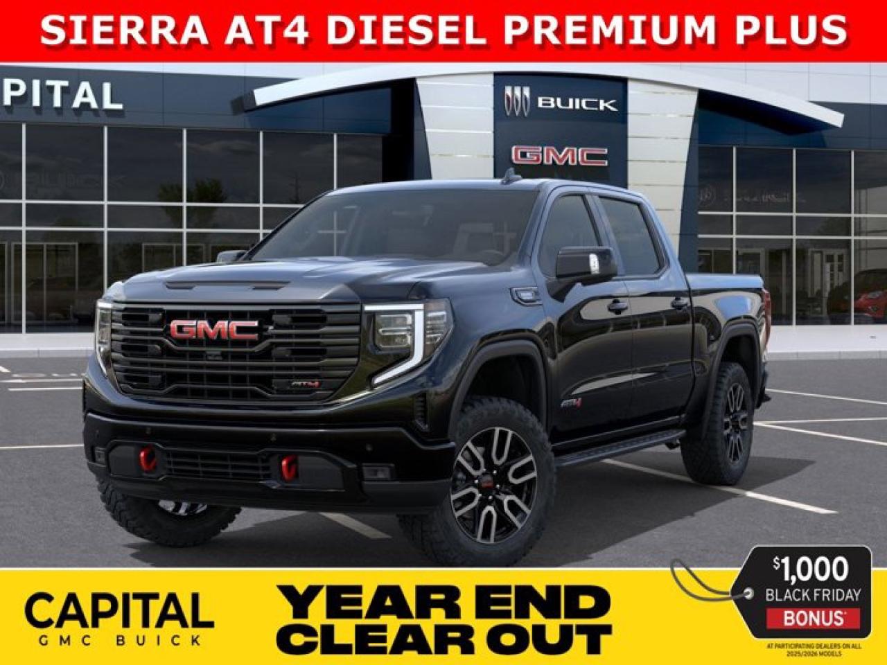 New 2026 GMC Sierra 1500 Crew Cab AT4 for sale in Edmonton, AB