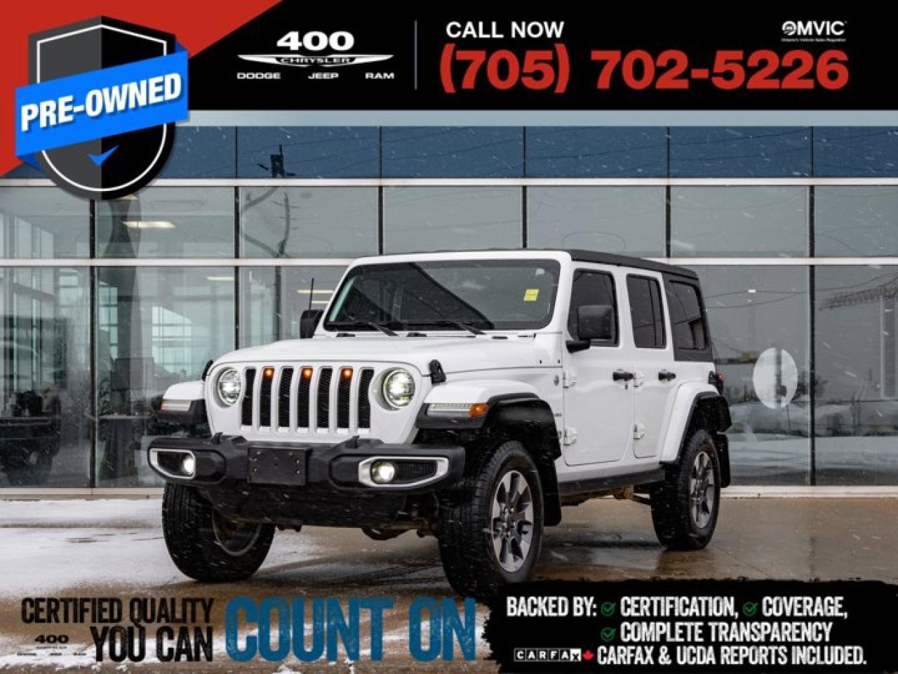 Used 2021 Jeep Wrangler Unlimited Sahara for sale in Innisfil, ON
