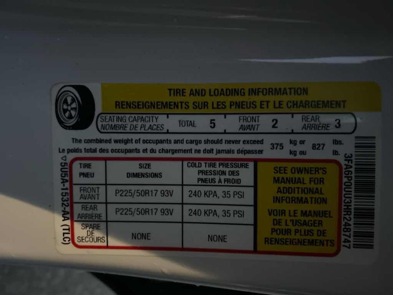 2017 Ford Fusion S Hybrid Photo