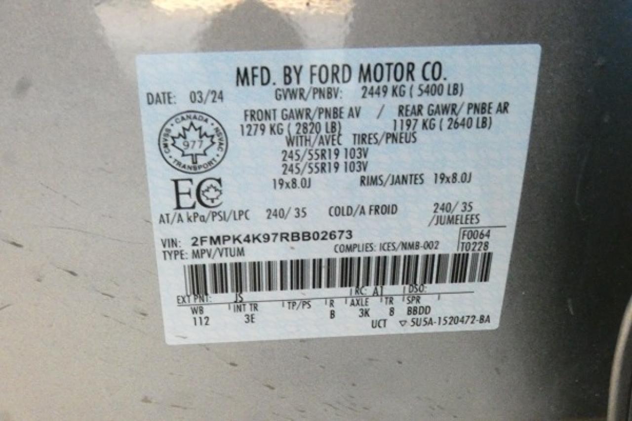 2024 Ford Edge Titanium AWD w/Htd Leather, pano S/R, BUC - Photo #22