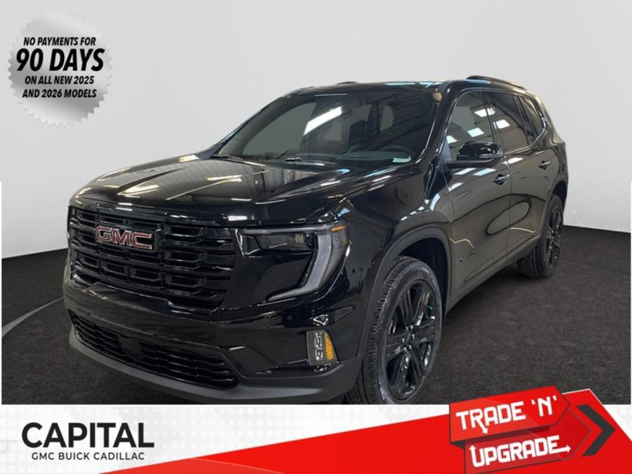 This 2026 GMC Acadia in Ebony Twilight Metallic is equipped with AWD and Gas 2.5L/ engine.Check out this vehicles pictures, features, options and specs, and let us know if you have any questions. Helping find the perfect vehicle FOR YOU is our only priority.P.S...Sometimes texting is easier. Text (or call) 306-801-9090 for fast answers at your fingertips!Dealer License #914248Disclaimer: All prices are plus taxes & fees. See dealer for Details. Dealer Permit # 914248 See dealer for Details.