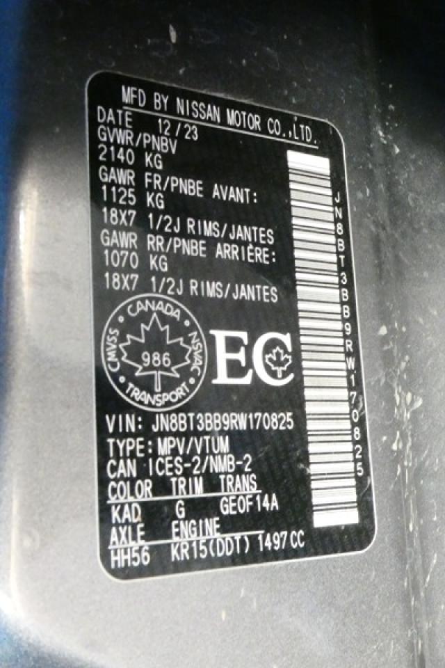 2024 Nissan Rogue SV AWD w/Htd cloth, moonroof, BUC - Photo #22