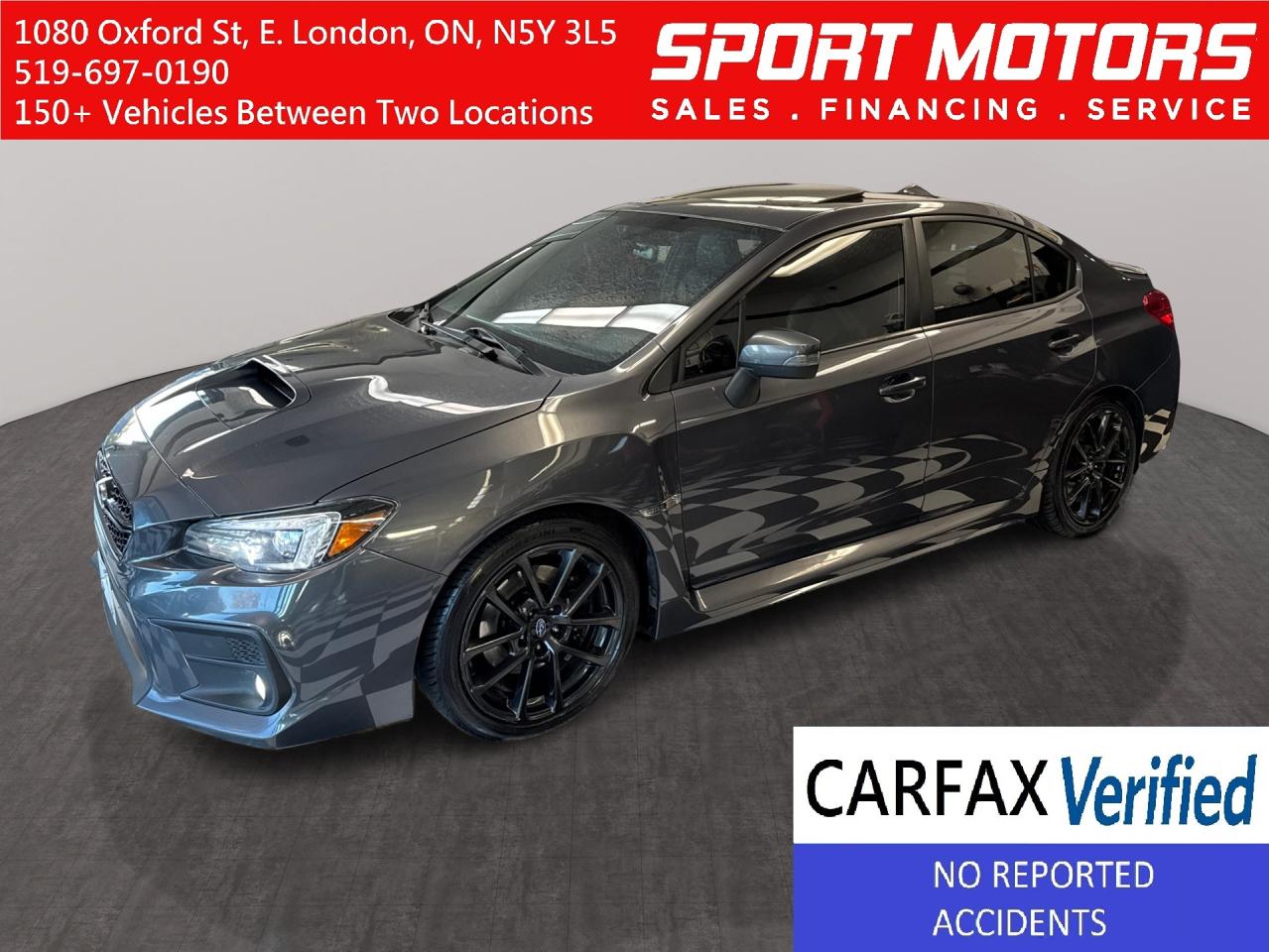 Used 2020 Subaru WRX Sport-tech AWD+New Brakes+Leather+CLEAN CARFAX for sale in London, ON