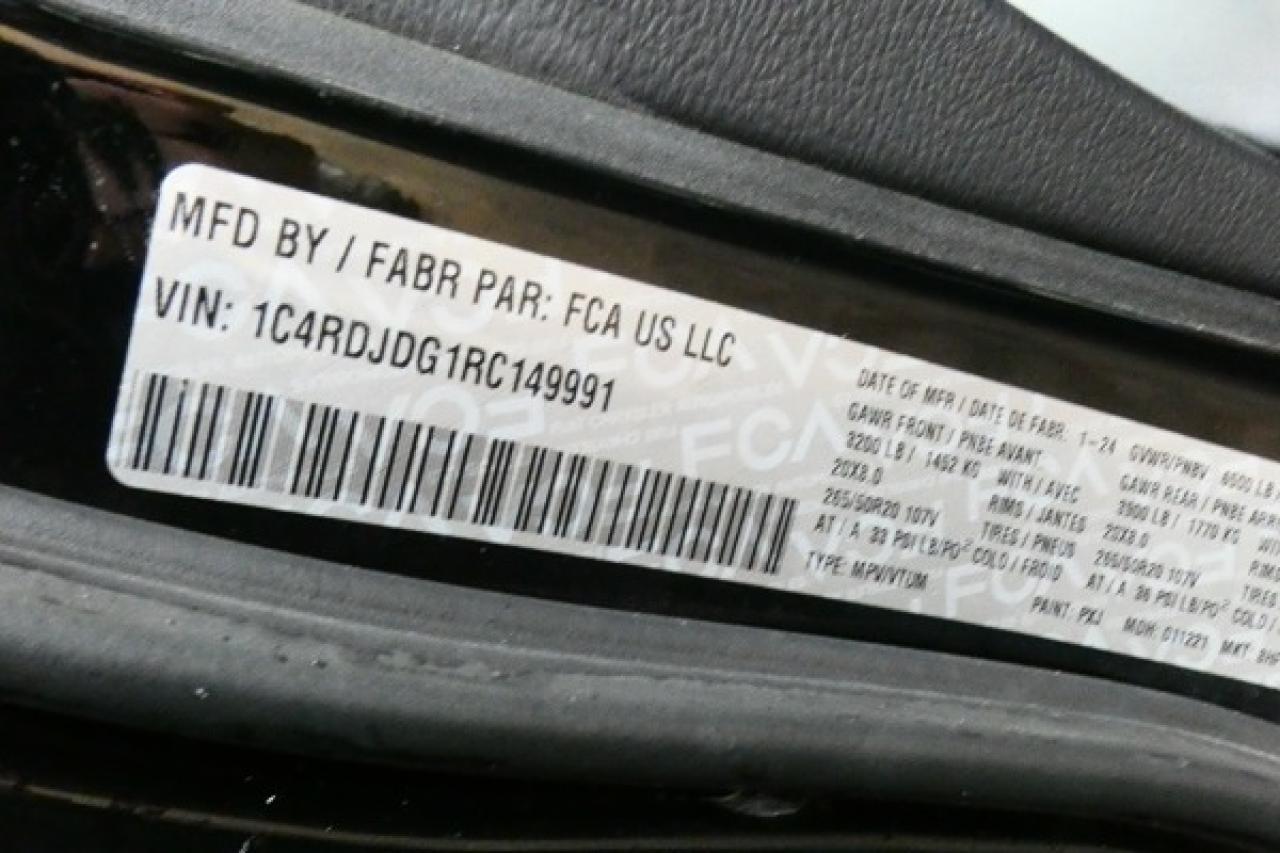 2024 Dodge Durango GT Plus AWD w/H&C Leather, S/R, NAV, BUC - Photo #23