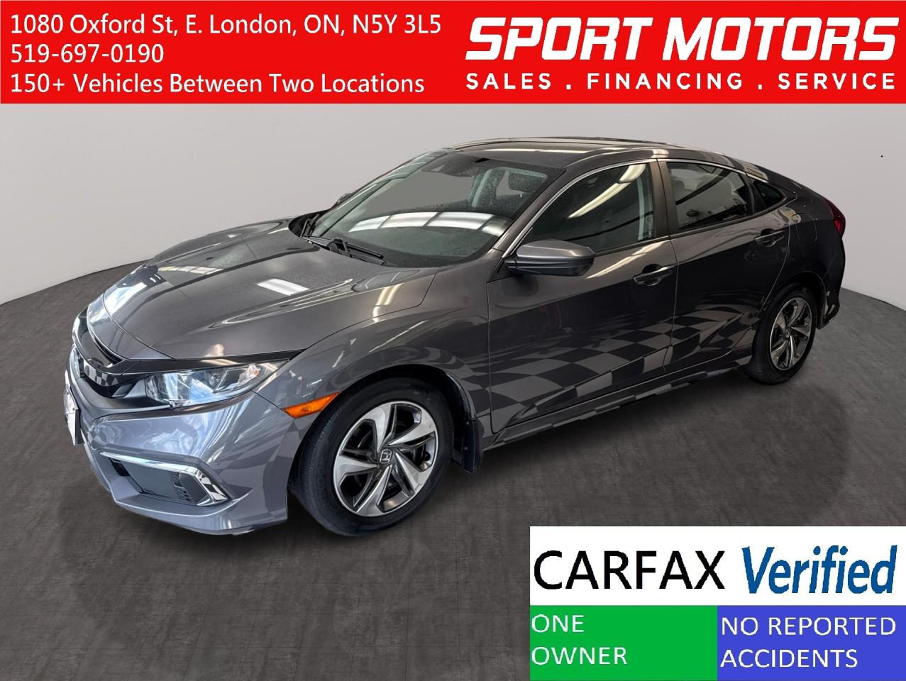 2019 Honda Civic LX+Adaptive Cruise+LaneKeep+ONE OWNER+CLEAN CARFAX Photo61