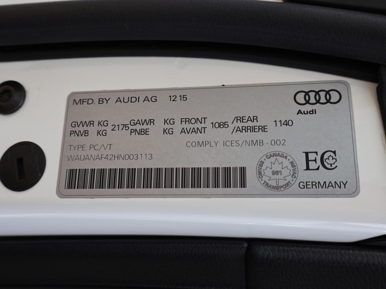 2017 Audi A4 PREMIUM AWD CERTIFIED *ACCIDENT FREE*AUDI MAINTAIN* CAMERA NAV BLUETOOTH LEATHRE HEATED SEATS SUNROOF CRUISE ALLOYS - Photo #40