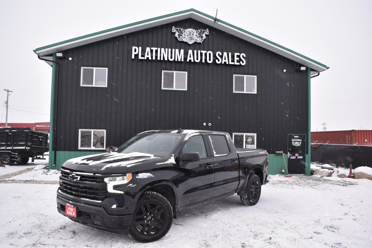 <p data-start=241 data-end=321>&nbsp;</p><p data-start=241 data-end=321>&nbsp;🚨<strong data-start=244 data-end=316>2023 Chevrolet Silverado 1500 RST 4x4 &ndash; Turbo Power & Modern Luxury!</strong> 🚨</p><p data-start=323 data-end=497>Ready to turn heads and tackle any road? This <strong data-start=369 data-end=391>2023 Silverado RST</strong> combines <strong data-start=401 data-end=461>bold styling, turbocharged performance, and premium tech</strong> &mdash; a perfect mix of work and play.</p><p data-start=499 data-end=1396>🔥 <strong data-start=502 data-end=521>Key Highlights:</strong><br data-start=521 data-end=524>✅ <strong data-start=526 data-end=559>2.7L Turbo High-Output Engine</strong> &ndash; impressive torque and power with great fuel economy<br data-start=613 data-end=616>✅ <strong data-start=618 data-end=653>10-Speed Automatic Transmission</strong> &ndash; smooth, responsive shifts<br data-start=681 data-end=684>✅ <strong data-start=686 data-end=704>4x4 Drivetrain</strong> &ndash; confident handling in all conditions<br data-start=743 data-end=746>✅ <strong data-start=748 data-end=760 data-is-only-node=>Crew Cab</strong> &ndash; spacious seating for family, crew, or gear<br data-start=805 data-end=808>✅ <strong data-start=810 data-end=842>RST Sport Appearance Package</strong> &ndash; body-color bumpers, black badging, and 20 black alloy wheels<br data-start=906 data-end=909>✅ <strong data-start=911 data-end=954>LED Headlights & Daytime Running Lights</strong> &ndash; striking front-end design<br data-start=982 data-end=985>✅ <strong data-start=987 data-end=1004>Tonneau Cover</strong> &ndash; protect your gear and keep your bed looking sleek<br data-start=1056 data-end=1059>✅ <strong data-start=1061 data-end=1093>Massive Infotainment Display</strong> with Apple CarPlay & Android Auto<br data-start=1127 data-end=1130>✅ <strong data-start=1132 data-end=1164>Fully Digital Driver Display</strong> with customizable views<br data-start=1188 data-end=1191>✅ <strong data-start=1193 data-end=1222>Dual-Zone Climate Control</strong> + Heated Seats & Heated Steering Wheel<br data-start=1261 data-end=1264>✅ <strong data-start=1266 data-end=1305>Remote Start & Push-Button Ignition</strong><br data-start=1305 data-end=1308>✅ <strong data-start=1310 data-end=1345>Backup Camera + Parking Sensors</strong> for easy maneuvering<br data-start=1366 data-end=1369>✅ <strong data-start=1371 data-end=1383>Mileage:</strong> 236,024 km</p><p data-start=1398 data-end=1507>🖤 <strong data-start=1401 data-end=1456>Sharp all-black exterior with matching black wheels</strong> &mdash; a truly commanding presence on or off the lot.</p><p data-start=1509 data-end=1554>📍 <strong data-start=1512 data-end=1552>Available now at Platinum Auto Sales</strong></p><p data-start=1556 data-end=1658>💬 <strong data-start=1559 data-end=1579>Contact us today</strong> to schedule a test drive or learn more &mdash; this Silverado RST won&rsquo;t last long!</p><p>&nbsp;</p><p data-start=1660 data-end=1789>#Chevrolet #SilveradoRST #4x4 #TurboPower #PlatinumAutoSales #TruckLife #ChevyTrucks #ForSale #ManitobaTrucks #UsedTrucksCanada</p><pre><strong><span style=color: #3e4153; font-family: Larsseit, Arial, sans-serif; font-size: 16px; white-space: pre-line; background-color: #f8f9f9;>DEALER PERMIT # 4744</span></strong><br><br><span style=color: #3e4153; font-family: Larsseit, Arial, sans-serif; font-size: 16px; white-space: pre-line; background-color: #f8f9f9;>FRESH MB SAFETY</span><br><br><span style=color: #3e4153; font-family: Larsseit, Arial, sans-serif; font-size: 16px; white-space: pre-line; background-color: #f8f9f9;>200 POINT INSPECTION SO YOU CAN BUY WITH CONFIDENCE</span><br><br><span style=color: #3e4153; font-family: Larsseit, Arial, sans-serif; font-size: 16px; white-space: pre-line; background-color: #f8f9f9;>CARFAX available</span><br><br><span style=color: #3e4153; font-family: Larsseit, Arial, sans-serif; font-size: 16px; white-space: pre-line; background-color: #f8f9f9;>LOW RATE FINANCING AVAILABLE *OAC</span><br><br><span style=color: #3e4153; font-family: Larsseit, Arial, sans-serif; font-size: 16px; white-space: pre-line; background-color: #f8f9f9;>All trades considered</span><br><br><span style=color: #3e4153; font-family: Larsseit, Arial, sans-serif; font-size: 16px; white-space: pre-line; background-color: #f8f9f9;>Extended Warranty available</span><br><br><span style=color: #3e4153; font-family: Larsseit, Arial, sans-serif; font-size: 16px; white-space: pre-line; background-color: #f8f9f9;><strong>Platinum Auto Sales </strong></span><span style=color: #3e4153; font-family: Larsseit, Arial, sans-serif;><span style=font-size: 16px; white-space: pre-line;><strong>conveniently</strong></span></span><strong style=color: #3e4153; font-family: Larsseit, Arial, sans-serif; font-size: 16px; white-space: pre-line;>&nbsp;located off the East Perimeter Hwy at our NEW LOCATION 240 TRANSPORT RD!</strong></pre><pre><br><span style=color: #3e4153; font-family: Larsseit, Arial, sans-serif; font-size: 16px; white-space: pre-line; background-color: #f8f9f9;>THE MPI TIRE PROGRAM IS AVAILABLE MSG FOR DETAILS</span><br><br><span style=color: #3e4153; font-family: Larsseit, Arial, sans-serif; font-size: 16px; white-space: pre-line; background-color: #f8f9f9;>MPI GLASS DIRECT REPAIR/REPLACEMENT</span><br><br><span style=color: #3e4153; font-family: Larsseit, Arial, sans-serif; font-size: 16px; white-space: pre-line; background-color: #f8f9f9;>Open 6 days a week Mon-Friday 9-6 Sat 9-4</span><br><br><strong><span style=color: #3e4153; font-family: Larsseit, Arial, sans-serif; font-size: 16px; white-space: pre-line; background-color: #f8f9f9;>REMEMBER THERES NO BETTER DEAL THEN A PLATINUM DEAL!</span></strong><br><br><br><br><br><span style=color: #3e4153; font-family: Larsseit, Arial, sans-serif; font-size: 16px; white-space: pre-line; background-color: #f8f9f9;>Disclaimer: Please call dealership for availability. Price excludes taxes. Accepted payment methods: Cash, Debit, Certified Cheque, Bank Draft & Credit Cards(surcharge applies to all credit card purchases over $1000).</span></pre>