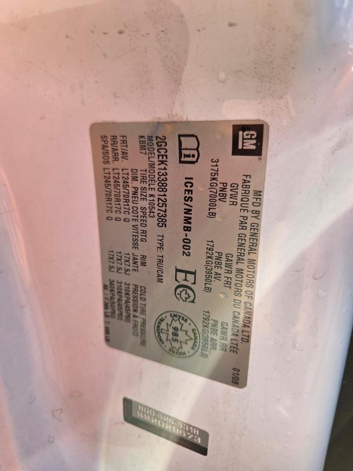 2008 Chevrolet Silverado 1500 LT, CREW CAB, 4X4, ONLY 86KMS, CERTIFIED - Photo #16