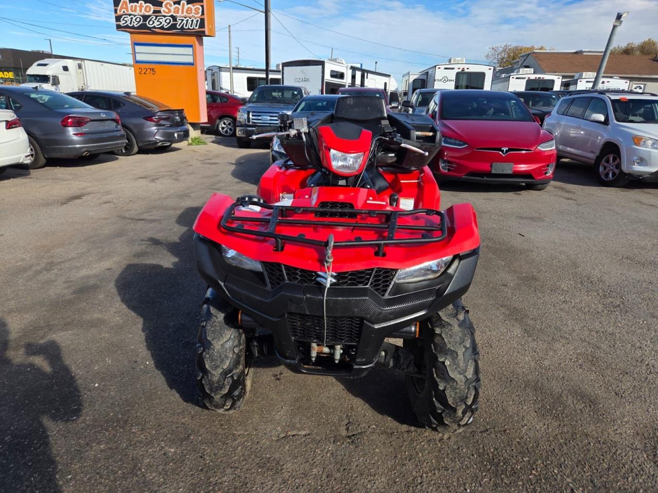 2021 Suzuki KingQuad 750AXi  THEFT RECOVERY, 2ND UP SEAT, 4X4, WINCH, ATV - Photo #4
