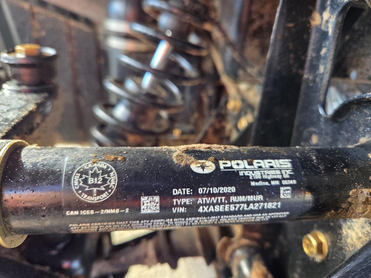 2020 Polaris Sportsman 570 EPS, 2UP, GUN RACK, LOW KMS, LIGHT DAMAGE - Photo #7