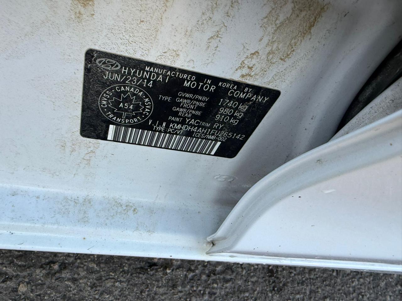 2015 Hyundai Elantra GLS, ALLOYS, MANUAL, 4 CYL, CERTIFIED - Photo #14