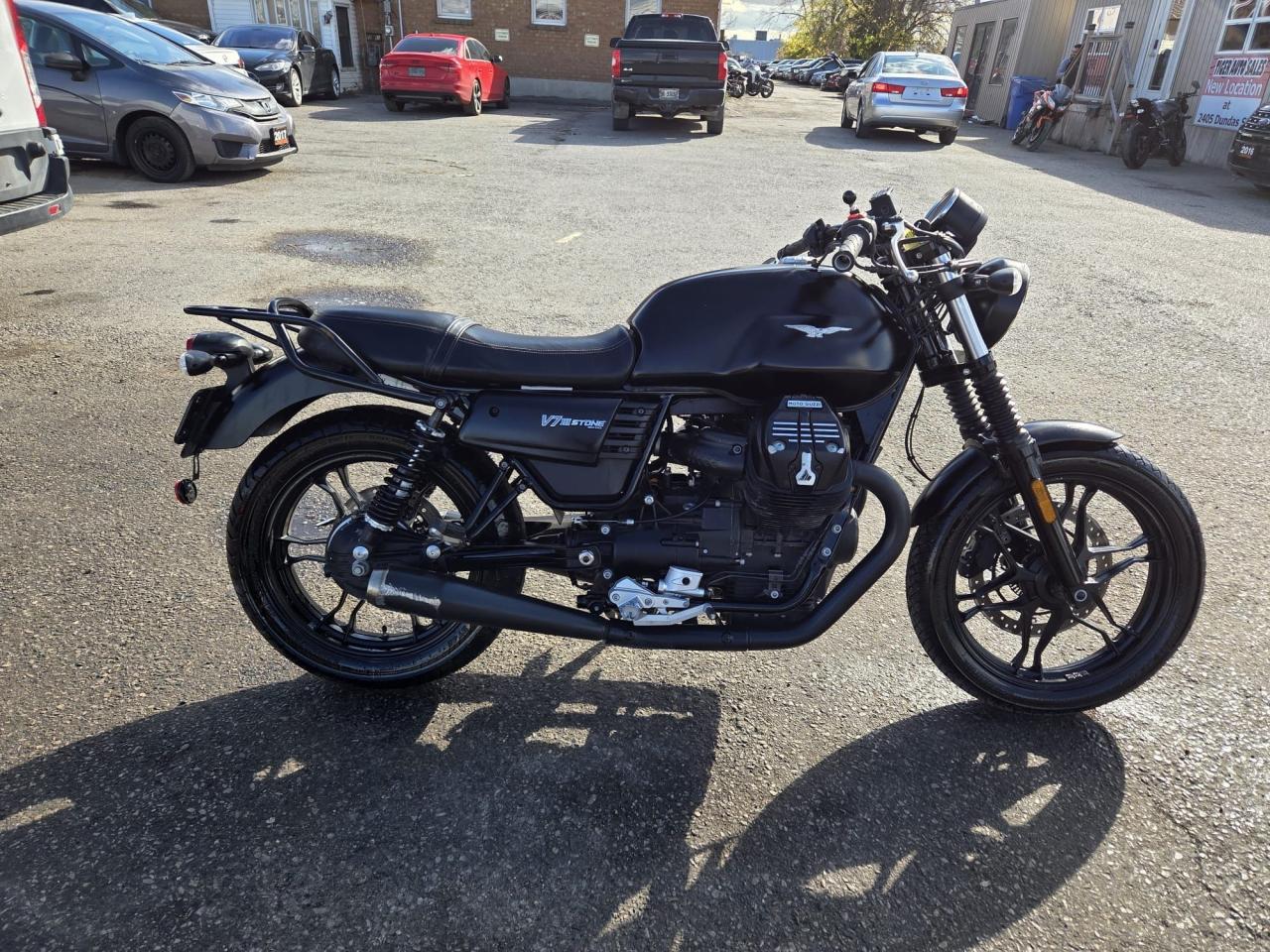 2017 Moto Guzzi V7 III STONE, LIGHT DAMAGE, RUNS WELL, AS IS SPECIAL - Photo #2