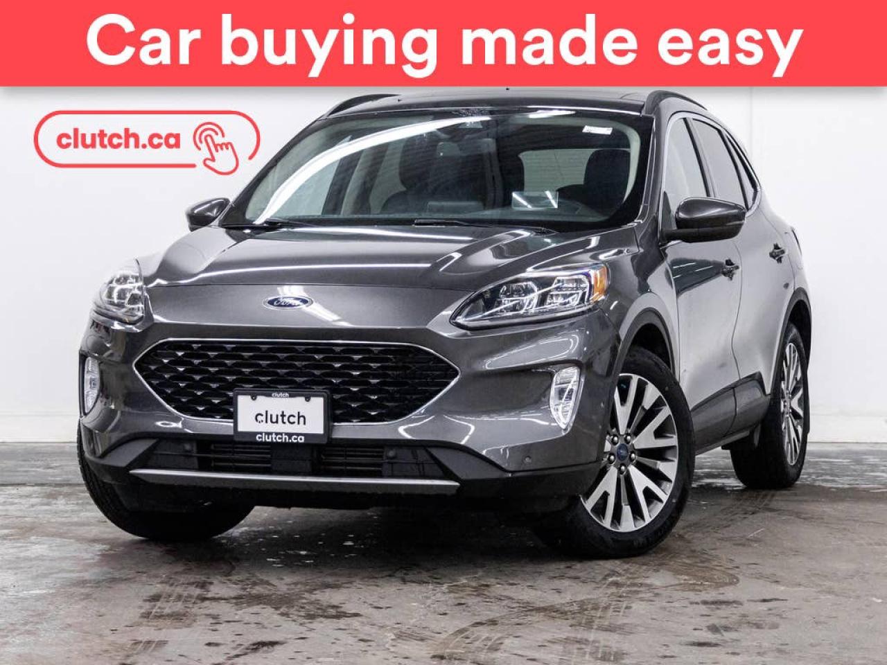 Used 2020 Ford Escape Titanium AWD w/ Front Heated Seats, Rearview Cam, Dual Zone Climate Control for sale in Toronto, ON
