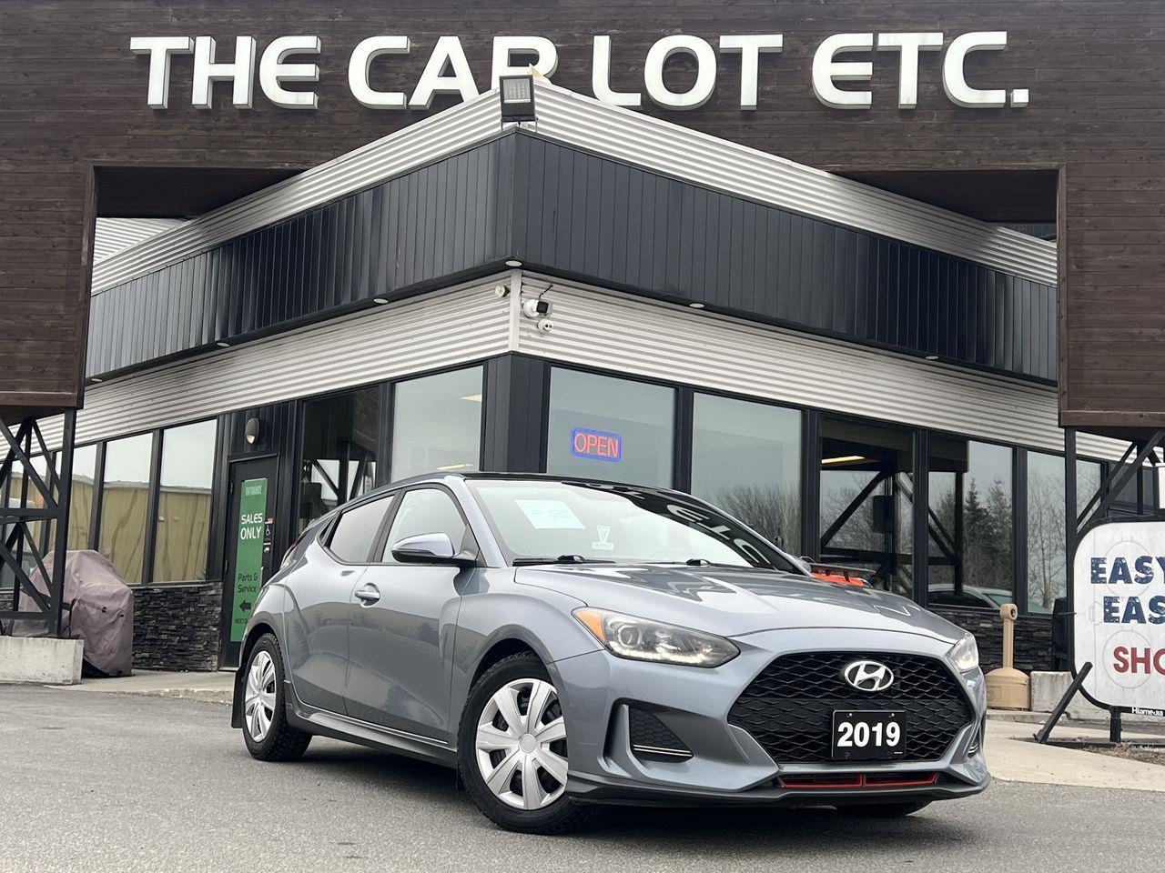 Used 2019 Hyundai Veloster Turbo 3 DOOR, 4 PASSENGER, HEATED LEATHER SEATS, HEATED STEERING WHEEL, BACK UP CAM!! for sale in Sudbury, ON