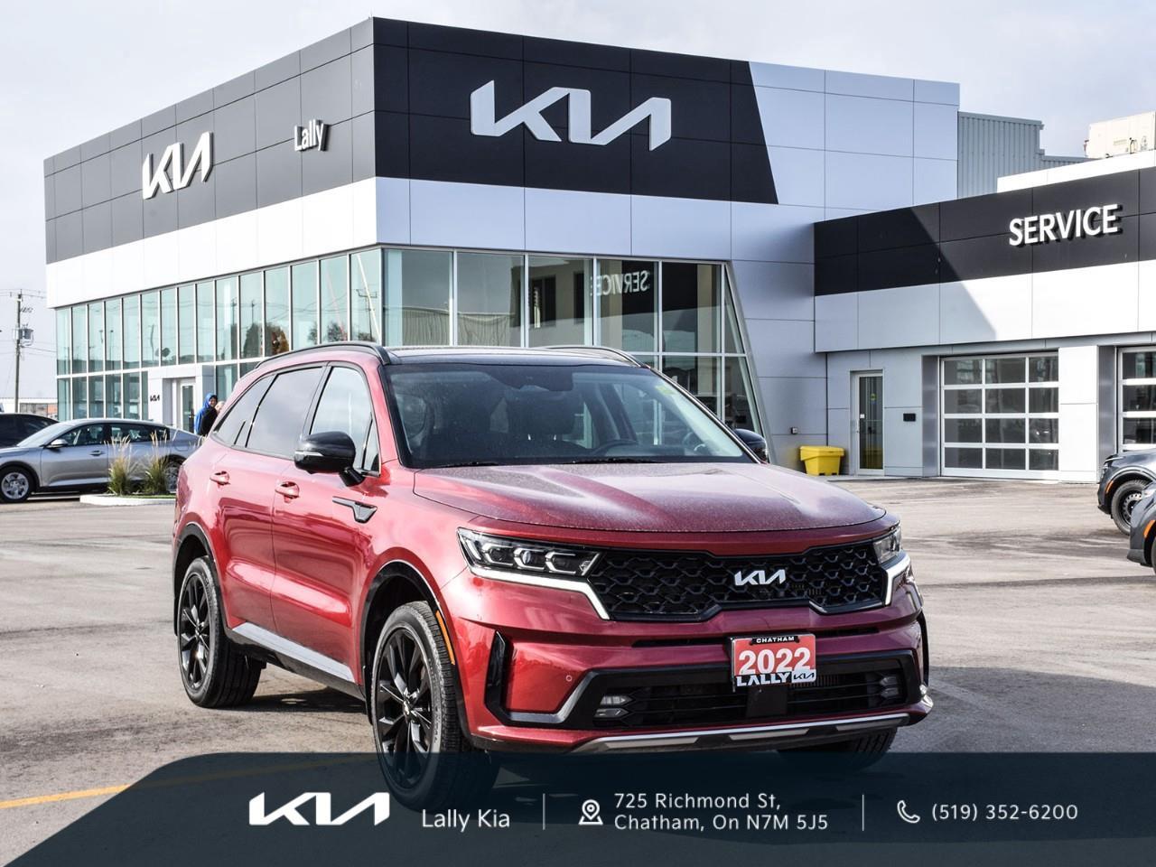 2022 Kia Sorento 2.5T SX w/Black Leather New Arrival | Low KMs | Clean CarFax | Leather | Roof | Nav Photo