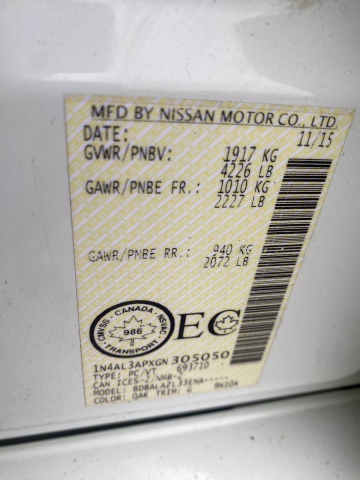 2016 Nissan Altima 2.5 S - Photo #17