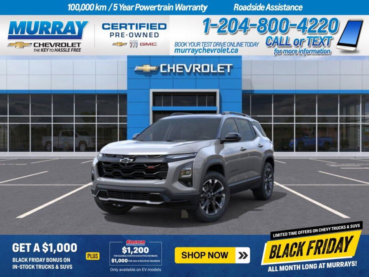 New 2026 Chevrolet Equinox AWD RS for sale in Winnipeg, MB