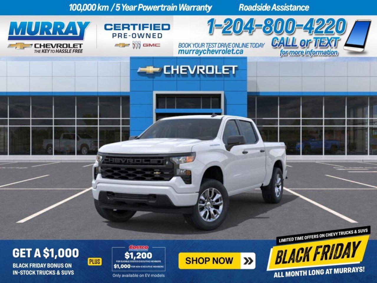 New 2026 Chevrolet Silverado 1500 Custom for sale in Winnipeg, MB