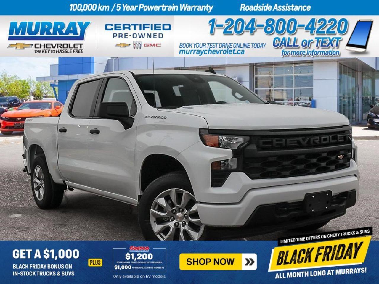 New 2026 Chevrolet Silverado 1500 Custom for sale in Winnipeg, MB