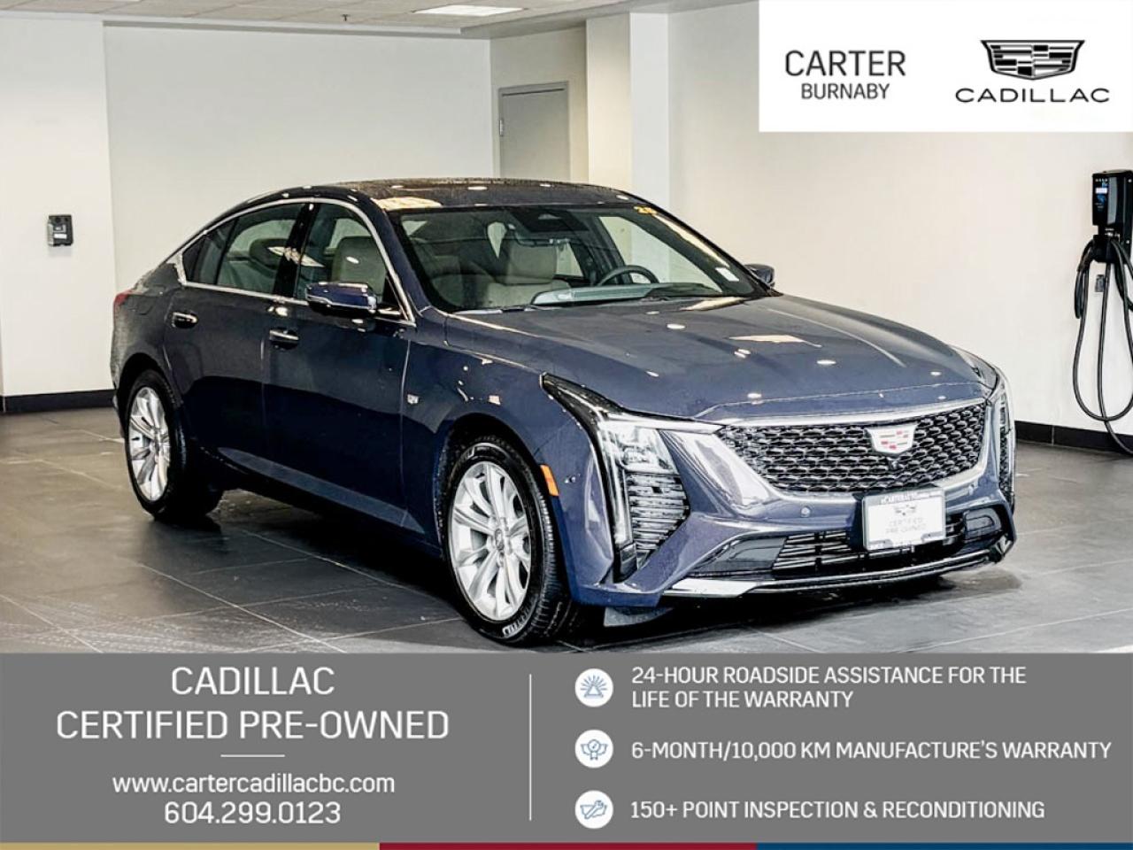 Used 2025 Cadillac CT5 PREMIUM LUXURY AWD | 2.0L ENG/SUNROOF/HD SURROUND for sale in Burnaby, BC