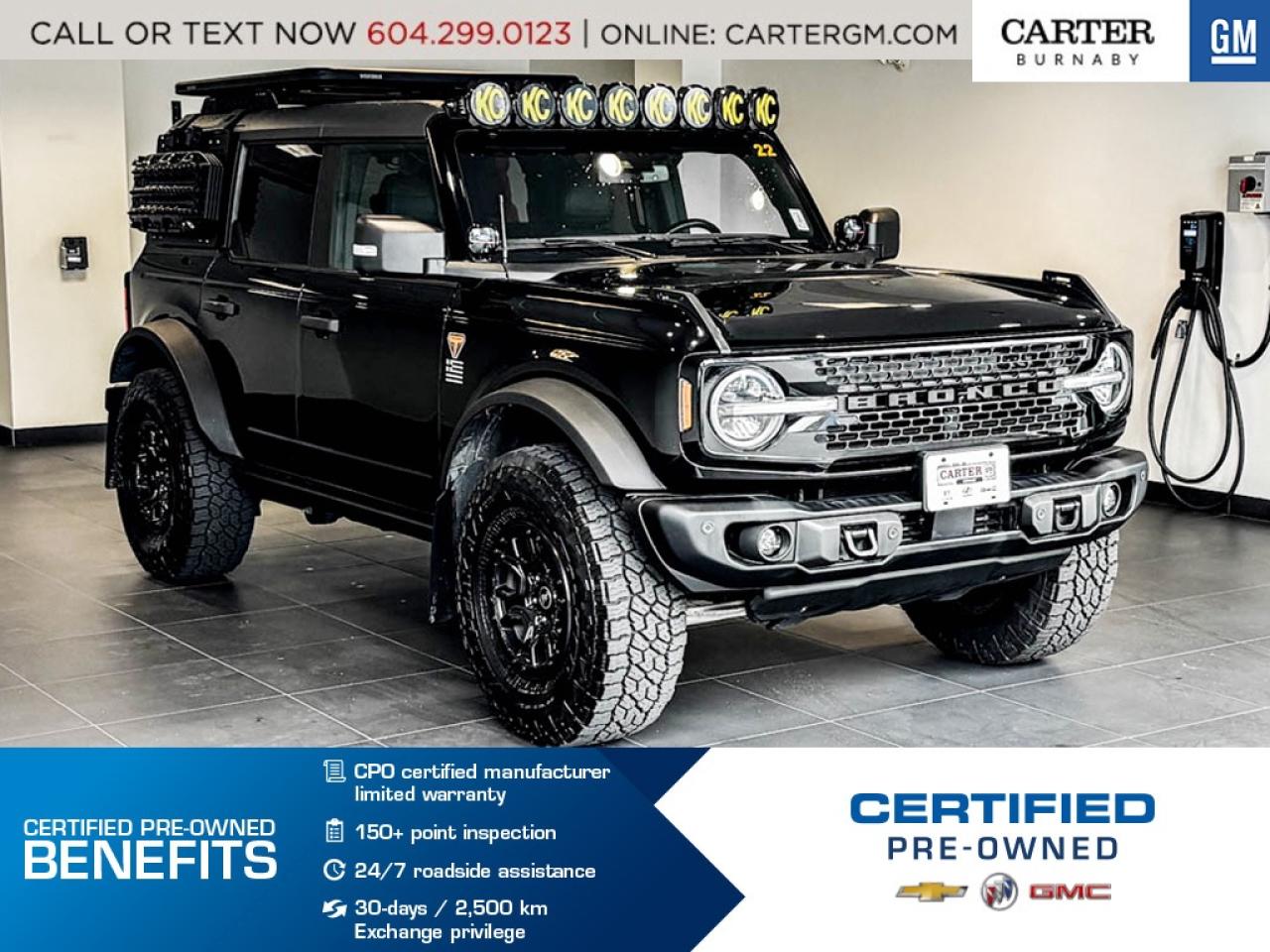 Used 2022 Ford Bronco BADLANDS 4WD | 2.7L ENG/HEAT PWR SEAT/HD SURROUND for sale in Burnaby, BC