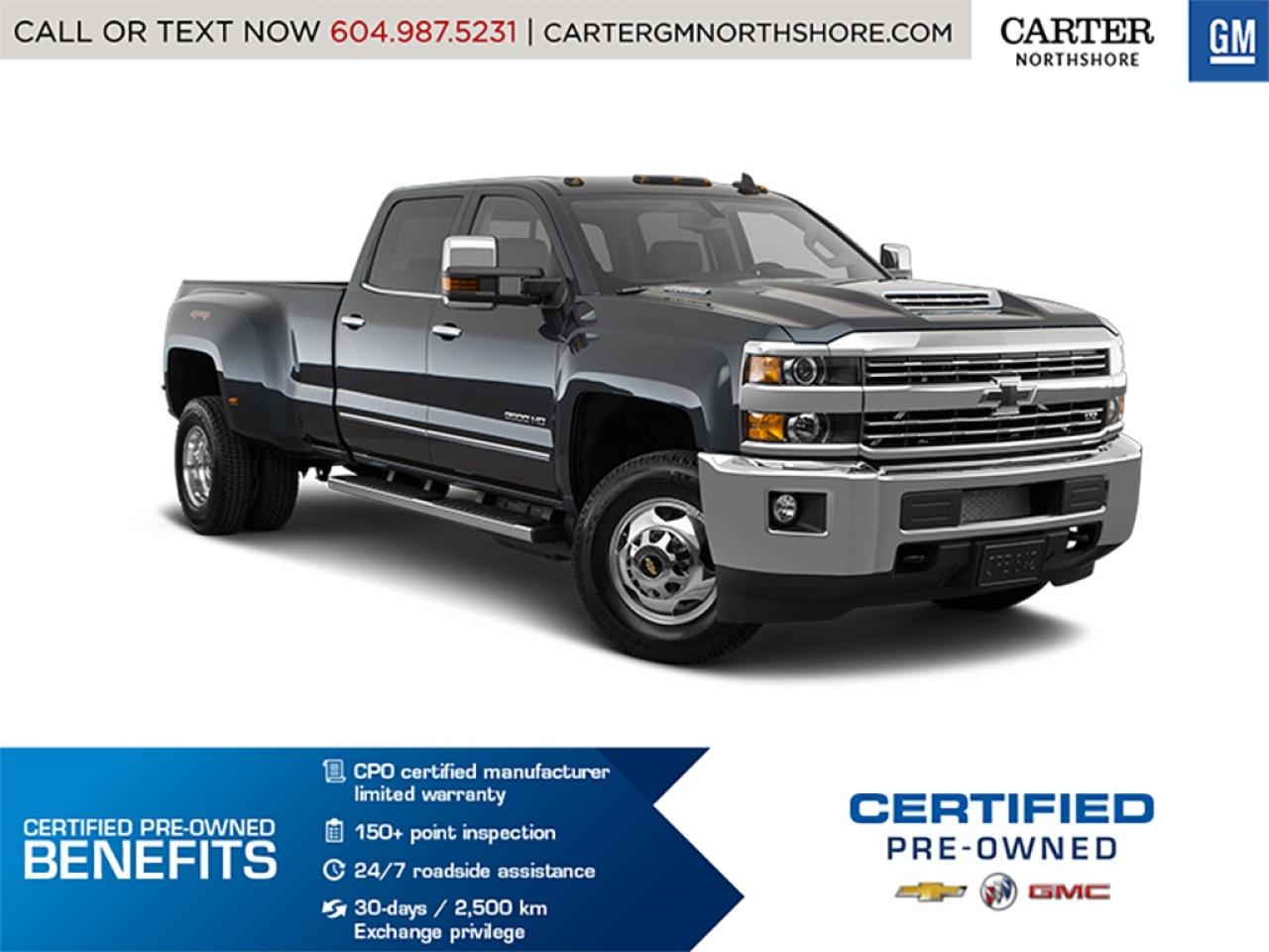 Used 2019 Chevrolet Silverado 3500HD LTZ 4WD | Limited Slips Diff/Vented Seats/Bose for sale in North Vancouver, BC