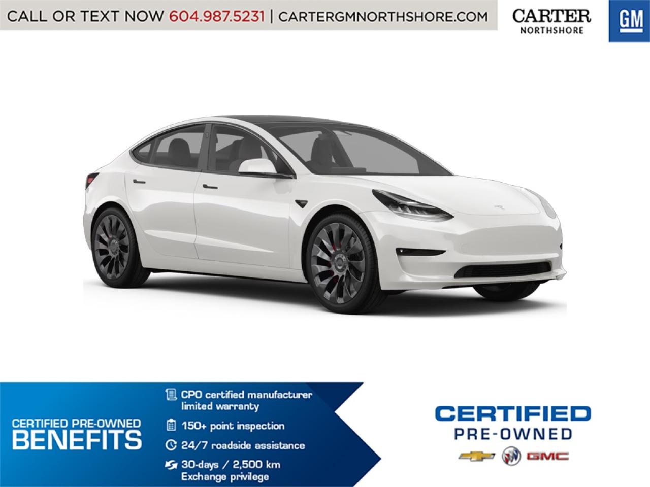 Used 2023 Tesla Model 3 Panoramic Sunroof/Heated Seats/Navigation for sale in North Vancouver, BC