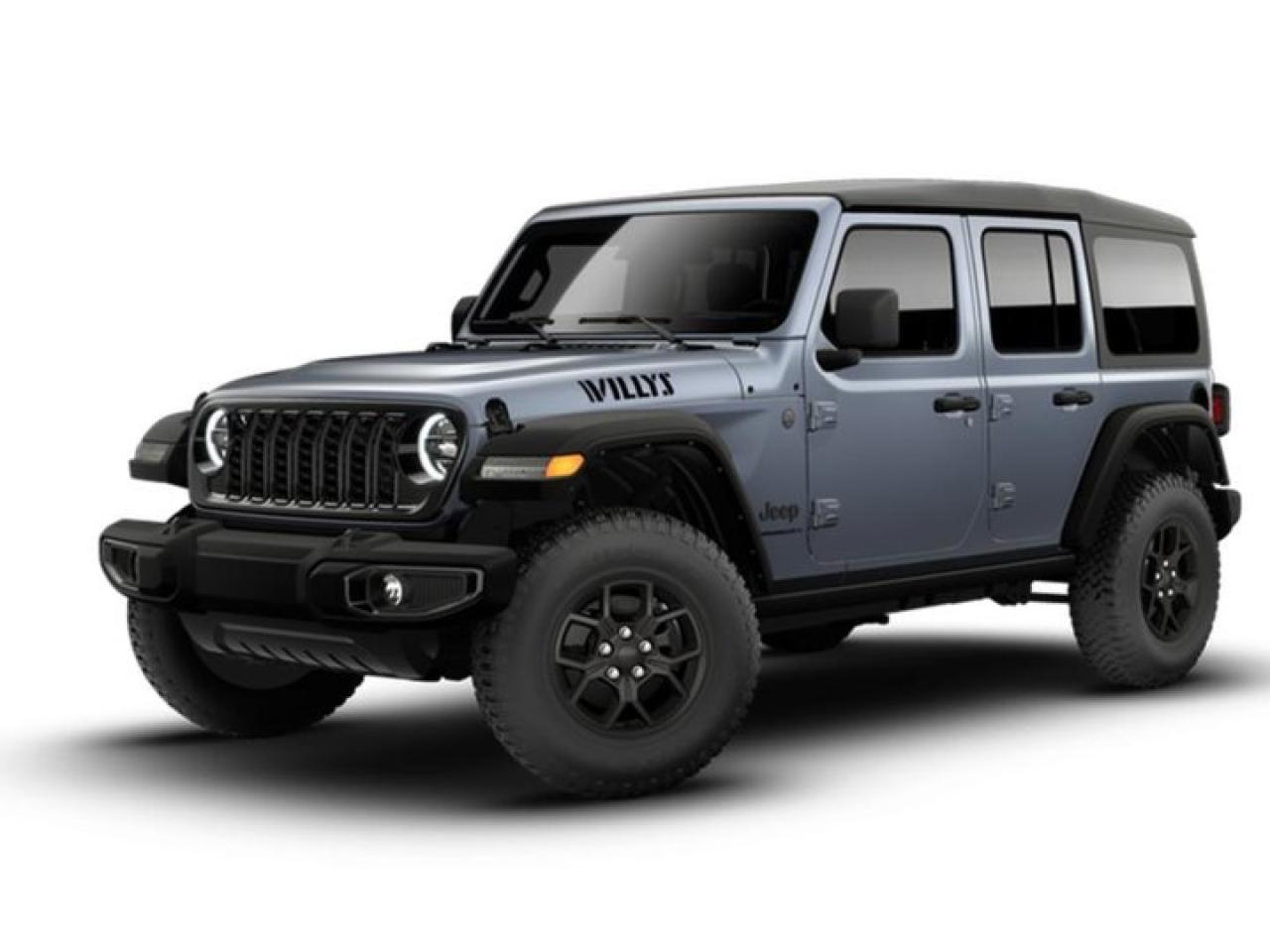 Willys 4 Door 4x4, 8-Speed Automatic w/OD, Intercooled Turbo Premium Unleaded I-4 2.0 L/122
