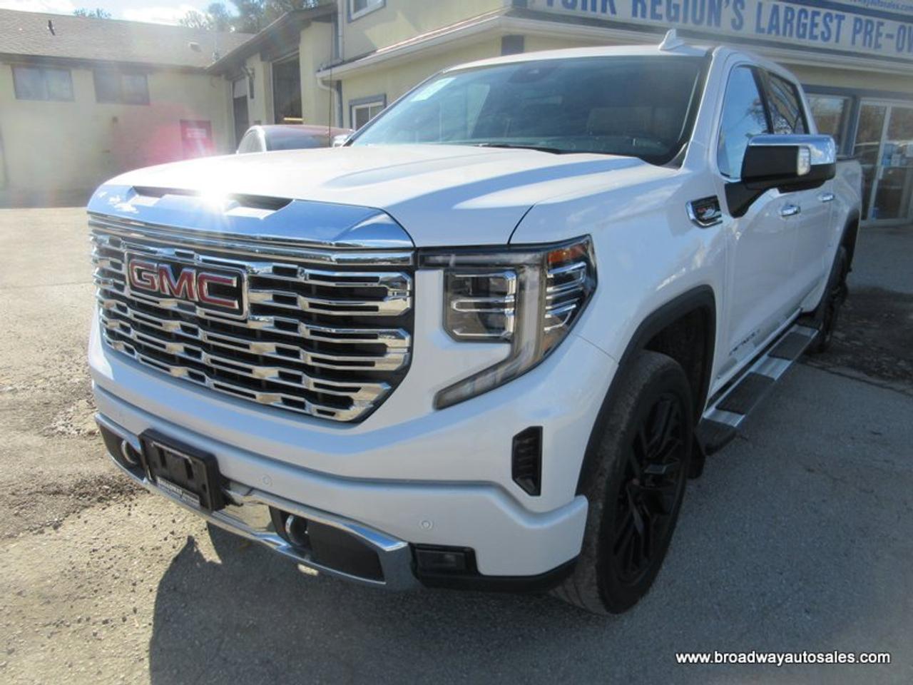 2022 GMC Sierra 1500 LOADED DENALI-PACKAGE 5 PASSENGER 6.2L - V8.. 4X4.. CREW-CAB.. SHORTY.. POWER SUNROOF.. LEATHER.. HEATED SEATS & WHEEL.. BACK-UP CAMERA.. Photo