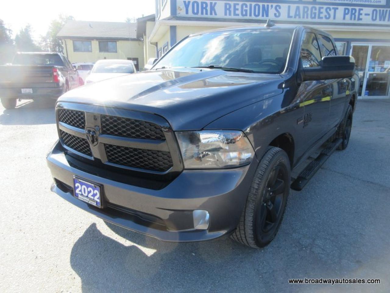 Used 2022 RAM 1500 GREAT KM'S CLASSIC-MODEL 6 PASSENGER 5.7L - HEMI.. 4X4.. CREW-CAB.. SHORTY.. TOW SUPPORT.. BACK-UP CAMERA.. BLUETOOTH SYSTEM.. for sale in Bradford, ON